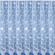 Butterfly Lace White Net