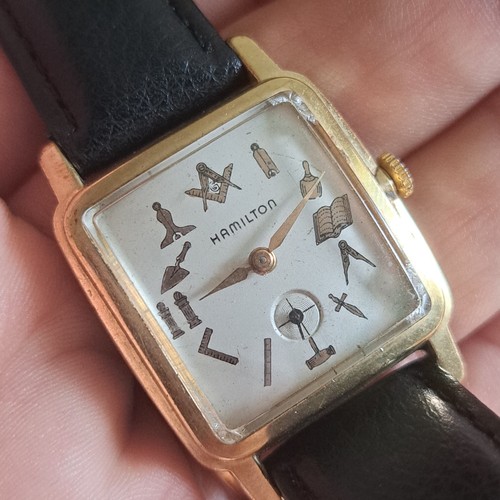 50s hamilton masonic dial 17 - 50s,