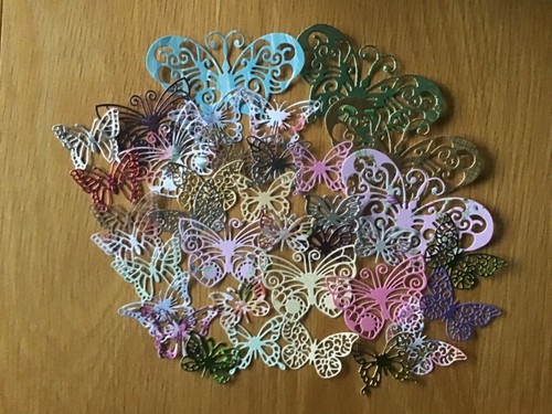 Butterfly die cut shapes - die,