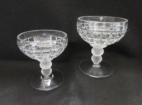 Pair heisey victorian - of,