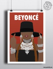 BEYONCE KNOWLES Minimalist Female Icon Print Minimal Inspirational Women Poster