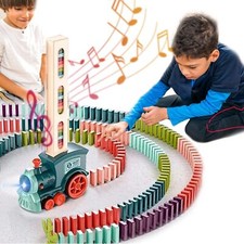 120pcs Domino Electric Train