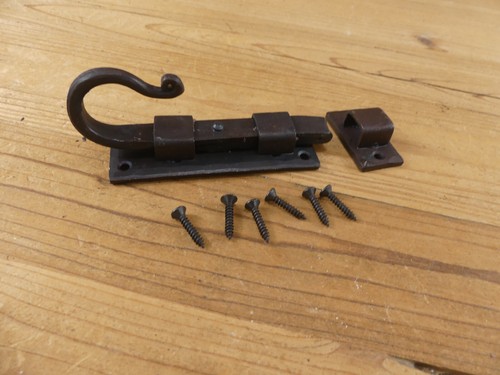 Iron flat sliding lock - iron, cabinet
