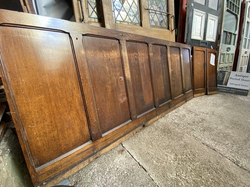 Antique oak wall - wall, panelling