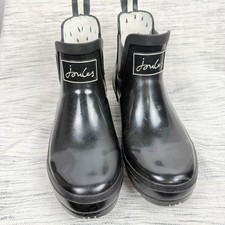 Joules Wellibob Black Rubber