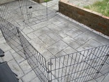 Metal rabbit run 8 panels 58cm x 61cm