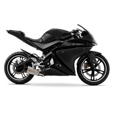 Yamaha YZF-R 125 2014-2018 - Full Fairing Kit (21 panel) Black/Black