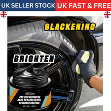 Car Tire Wax Restorer Gloss Enhancer Crystal Clear Plastic Panel Renewal Coating