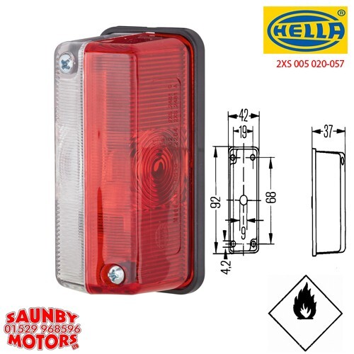 Hella marker light 12v - hella,