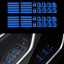 2PCS Luminous Blue Vehicle Car