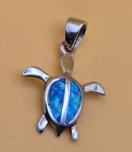 Sterling silver 925 blue fire - silver,