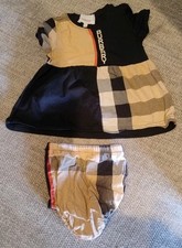 Burberry Girls Dress Co-ord 12