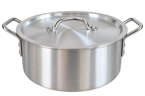 Aluminium cooking pot - aluminium,