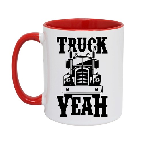 Truck yeah mug 11 oz - truck,