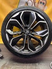 RENAULT CLIO ALLOY WHEEL MK4 OPTEMIC BLACK AND CHROME DIAMOND CUT 17 INCH 690T