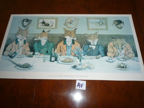Vintage art print - picture, mr