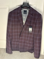 Daniel Hechter burgundy plaid