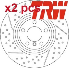 X2 PCS FRONT / REAR BRAKE DISC