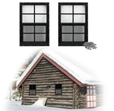 2-Pack 12"x 18" Aluminum Shed