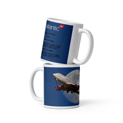 Virgin atlantic boeing 747 mug - boeing,