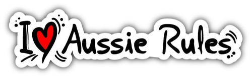 Love aussie rules car - i,