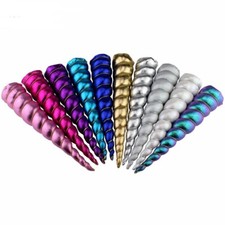 Unicorn Horn for Horse & Pony  🦄  DIY Headband Fancy Dress 8"/20cm *UK SELLER*