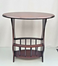 Vintage Mahogany Magazine Rack