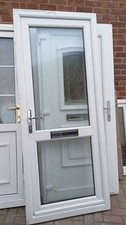 Upvc door 90 x 217.5 cm h with