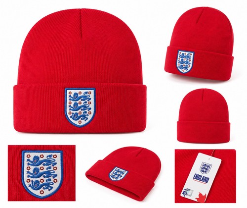 England red knit beanie - red, hat