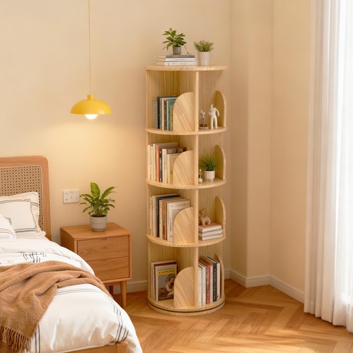 360 rotating bookshelf floor - rotating,