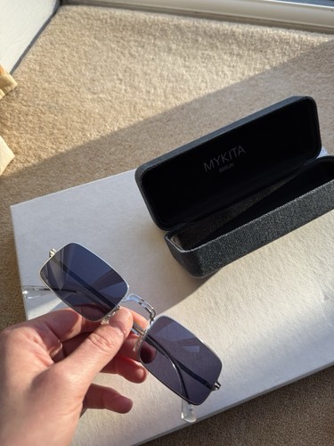 Mykita blue rectangular lens - blue,