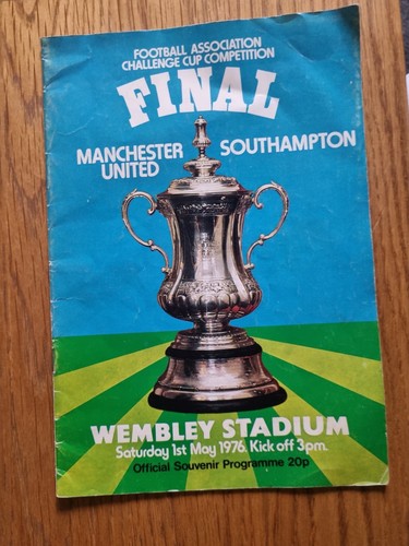 Southampton man utd 1976 fa - v,