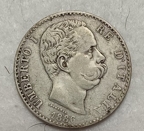 1886 italy 835 silver - 1886, 2