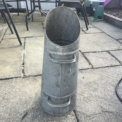 Vintage galvanized coal - galvanized,