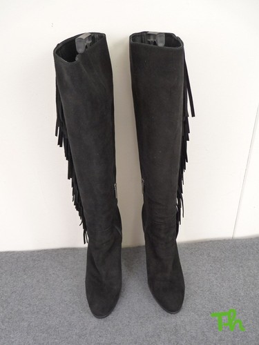 Pinko suede knee high boots - pinko,