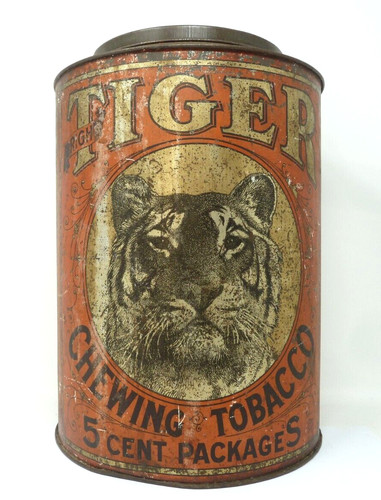 Vintage tiger chewing tobacco - vintage,
