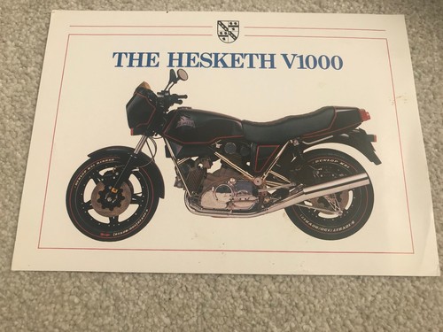 The hesketh v1000 - the,