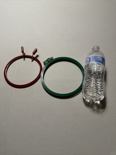 Plastic embroidery hoops - embroidery,