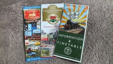 2012 Heritage railway  timetable leaflets. Please select from dropdown list