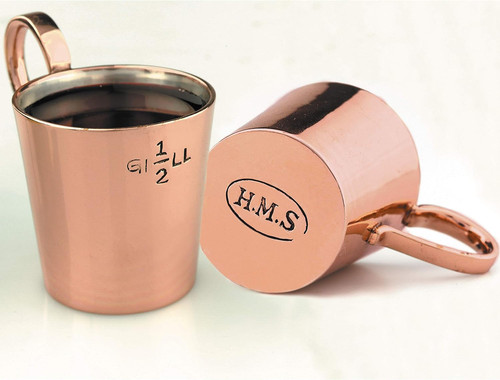 Rum measure half gill - half,