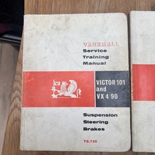 Vauxhall Victor 101 And VX 4/90 Service Manuals TS739, TS738, TS737 & TS741