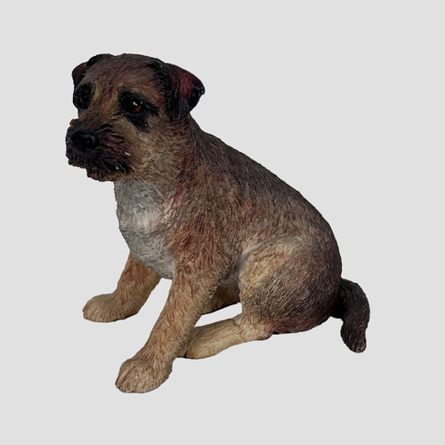 Border terrier puppy figurine - border,