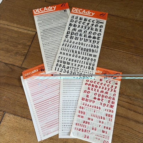 Vintage decadry dry transfer - vintage,