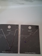 2 Next sterling silver plated