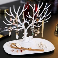 Jewelry Display Organizer Necklace Ring Earring Deer Tree Stand Holder Show Rack