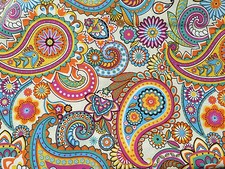 PINK CREAM PAISLEY Upholstery