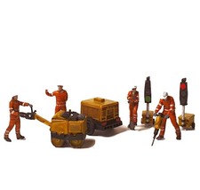 00 gauge road works figures &