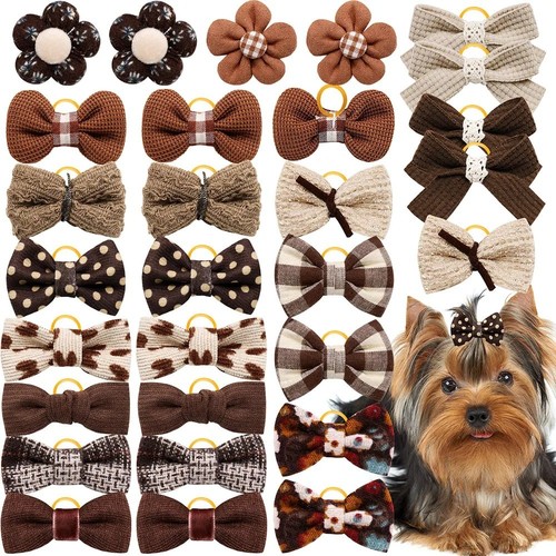10pcs dog hair - hair, bows