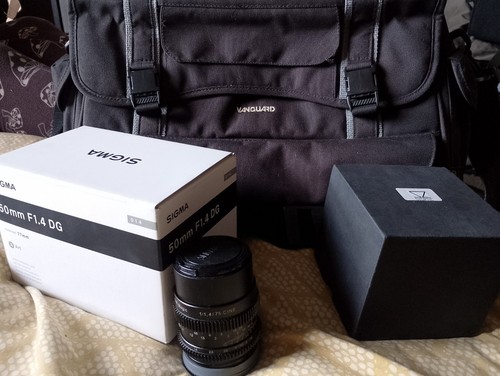 Camera lens set sigma black - camera,