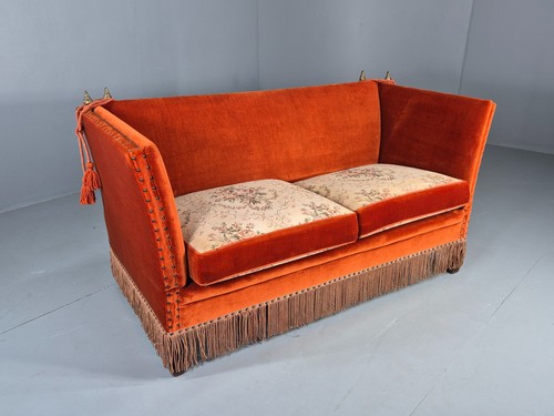 Vintage danish knole sofa - vintage,